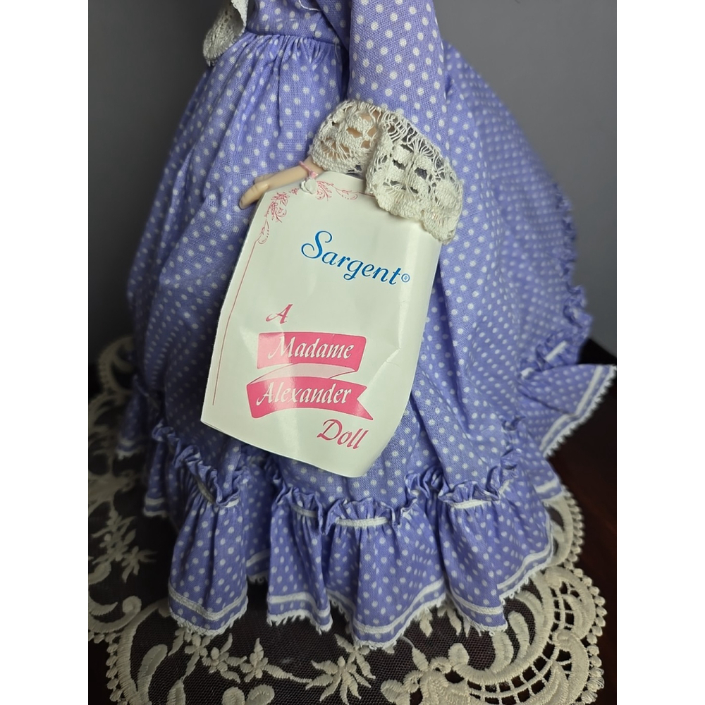 Madame Alexander Sargent 1576 Vintage 1980 Doll Collectible‎ 14" Purple Dress - Picture 5 of 13